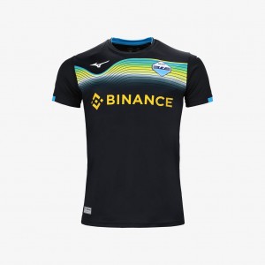 Mizuno SS LAZIO 2022/23 AWAY JERSEY Black | AU_MZN35499