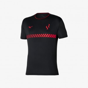 Mizuno TRAINING TEE SR4 Black | AU_MZN53814