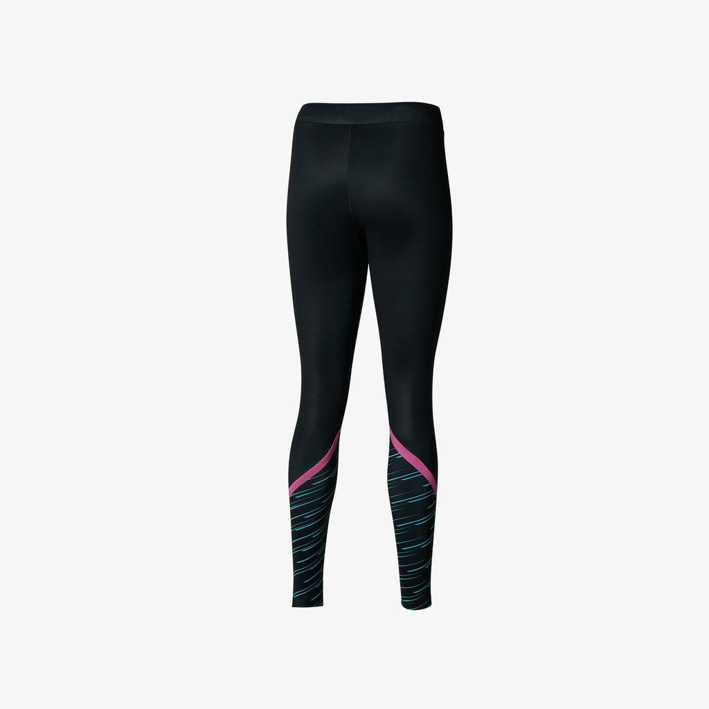 Mizuno ATHELETIC GRAPHIC LEGGINGS Black | AU_MZN31417