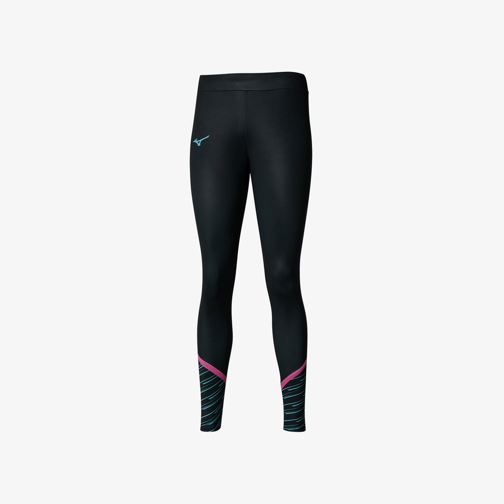 Mizuno ATHELETIC GRAPHIC LEGGINGS Black | AU_MZN31417