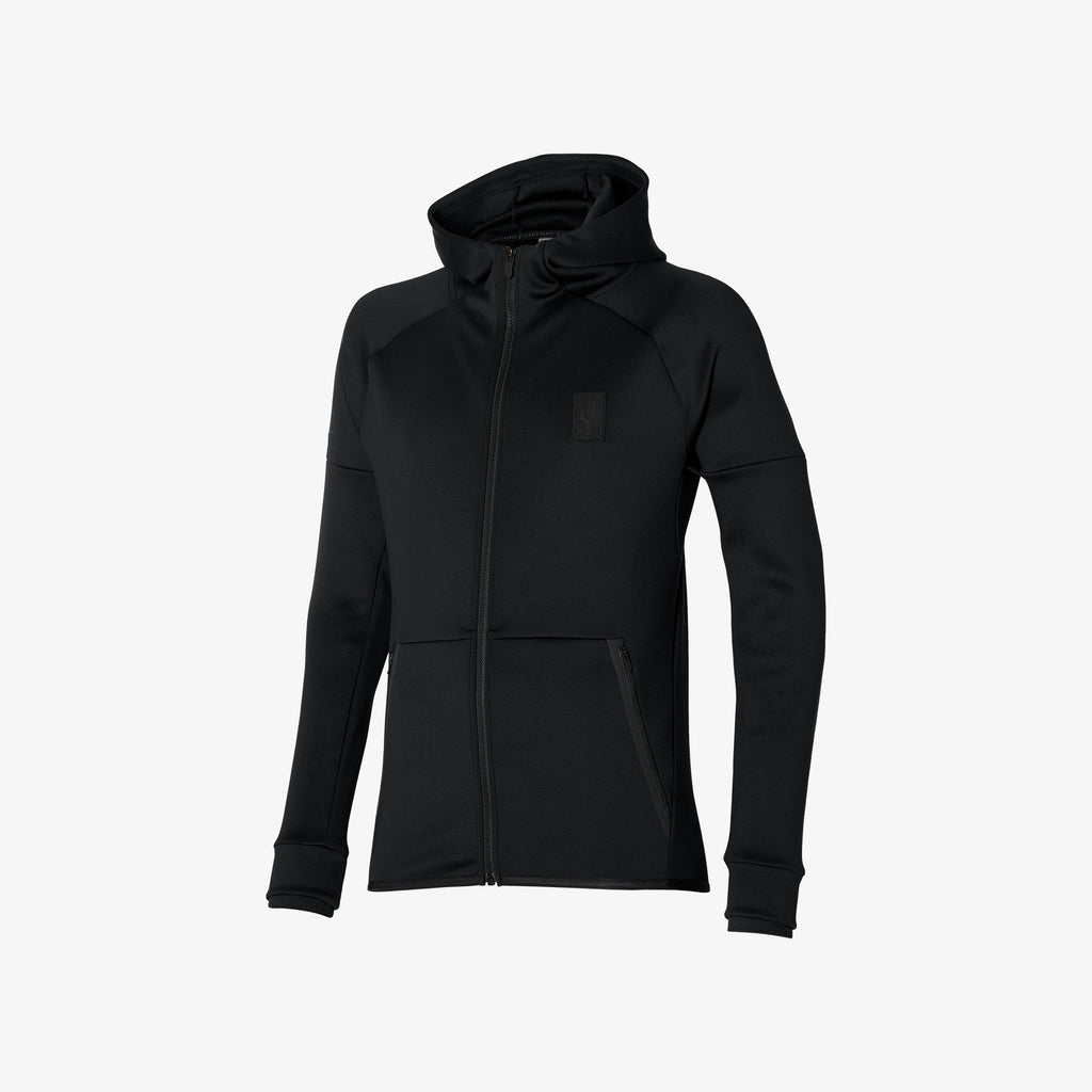 Mizuno SWEAT HOODY SR4 Black | AU_MZN19237