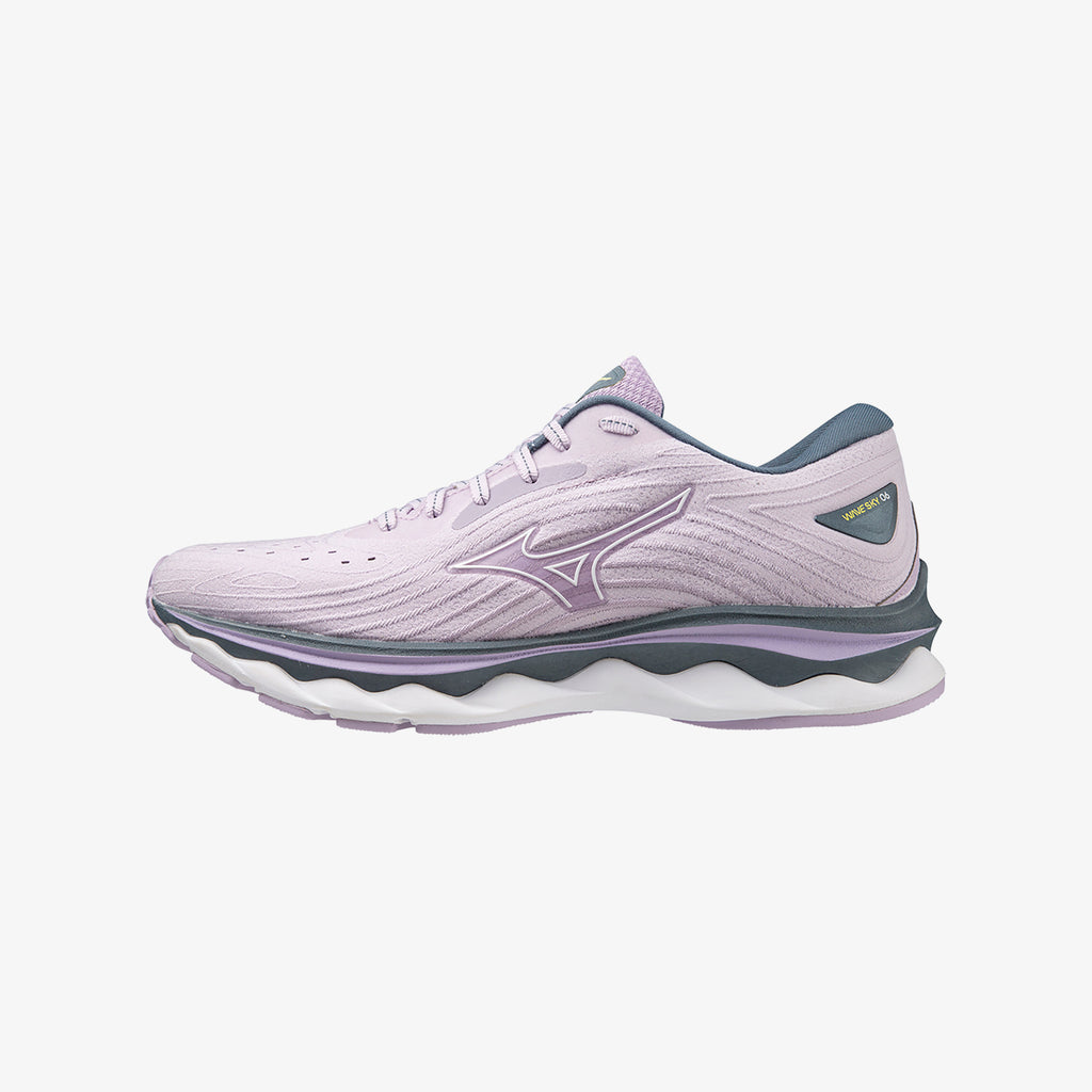 Mizuno WAVE SKY 6 White Purple | AU_MZN28502